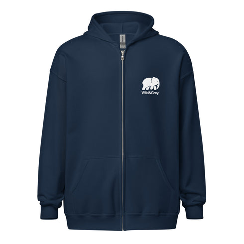 Elephant Stars - Full Zip Womens Hoodie